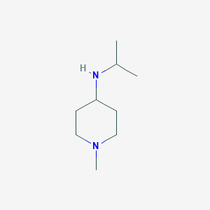 molecular formula C9H20N2 B2489083 Isopropyl-(1-methyl-piperidin-4-yl)-amine CAS No. 702670-14-2