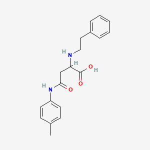 4-Oxo-2-(phenethylamino)-4-(p-tolylamino)butanoic acid