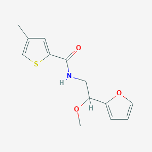 N-(2-(furan-2-yl)-2-methoxyethyl)-4-methylthiophene-2-carboxamide