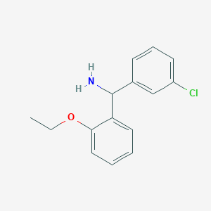 (3-Chlorophenyl)-(2-ethoxyphenyl)methanamine