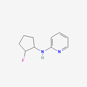 molecular formula C10H13FN2 B2489262 N-(2-fluorocyclopentyl)pyridin-2-amine CAS No. 2202341-98-6