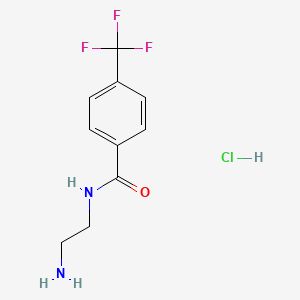 N-(2-aminoethyl)-4-(trifluoromethyl)benzamide hydrochloride