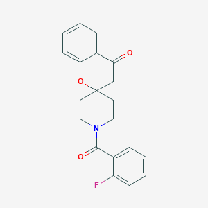 1'-(2-Fluorobenzoyl)spiro[chroman-2,4'-piperidin]-4-one