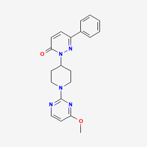 2-[1-(4-Methoxypyrimidin-2-yl)piperidin-4-yl]-6-phenylpyridazin-3-one