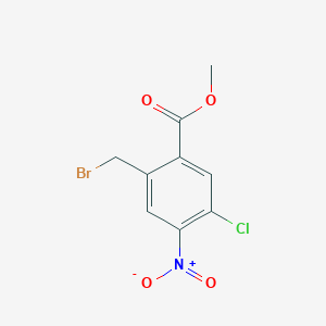 Methyl 2-(bromomethyl)-5-chloro-4-nitrobenzoate
