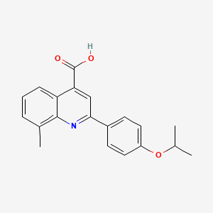 2-(4-Isopropoxyphenyl)-8-methylquinoline-4-carboxylic acid