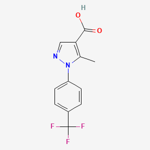 5-Methyl-1-(4-(trifluoromethyl)phenyl)-1H-pyrazole-4-carboxylic acid