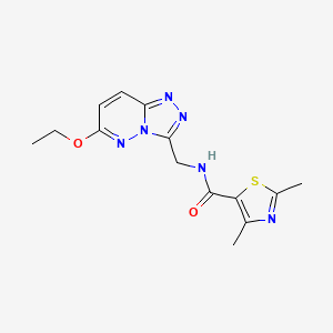 N-((6-ethoxy-[1,2,4]triazolo[4,3-b]pyridazin-3-yl)methyl)-2,4-dimethylthiazole-5-carboxamide
