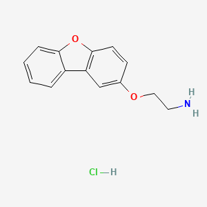 Ethanamine, 2-(2-dibenzofuranyloxy)-, hydrochloride