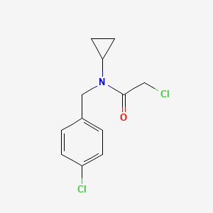 2-Chloro-N-(4-chlorobenzyl)-N-cyclopropylacetamide