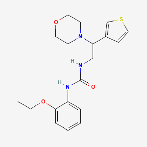 1-(2-Ethoxyphenyl)-3-(2-morpholino-2-(thiophen-3-yl)ethyl)urea