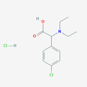 2-(4-Chlorophenyl)-2-(diethylamino)acetic acid hydrochloride
