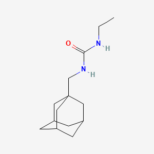 molecular formula C14H24N2O B2489652 N-(1-adamantylmethyl)-N'-ethylurea CAS No. 126334-04-1