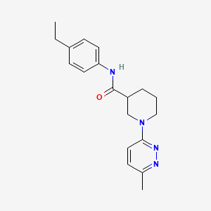 molecular formula C19H24N4O B2489682 N-(4-ethylphenyl)-1-(6-methylpyridazin-3-yl)piperidine-3-carboxamide CAS No. 2178771-27-0