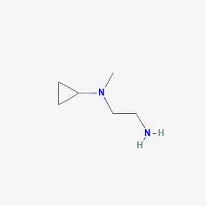molecular formula C6H14N2 B2489830 N-(2-aminoethyl)-N-methylcyclopropanamine CAS No. 126105-24-6
