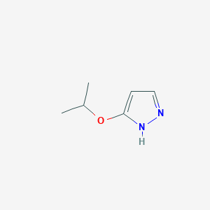 molecular formula C6H10N2O B2489831 3-Isopropoxy-1h-pyrazole CAS No. 1897388-33-8