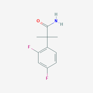 molecular formula C10H11F2NO B2489833 2-(2,4-Difluorophenyl)-2-methylpropanamide CAS No. 2411260-86-9