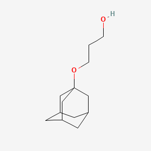 molecular formula C13H22O2 B2489835 3-(1-Adamantyloxy)propan-1-ol CAS No. 359827-31-9