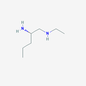 molecular formula C7H18N2 B2489955 [(2S)-2-aminopentyl](ethyl)amine CAS No. 1841128-46-8