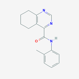 molecular formula C16H17N3O B2490039 N-(2-Methylphenyl)-5,6,7,8-tetrahydroquinazoline-4-carboxamide CAS No. 2415566-66-2