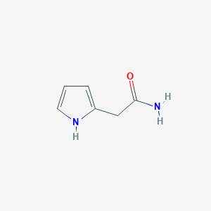 molecular formula C6H8N2O B2490042 1H-Pyrrole-2-acetamide CAS No. 89532-48-9
