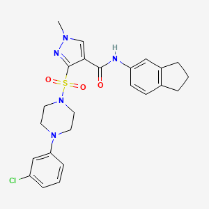 1-(2-Furoyl)-4-[4-(3-phenyl-1,2,4-oxadiazol-5-yl)benzoyl]piperazine