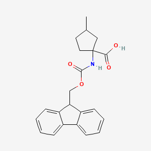 1-({[(9H-fluoren-9-yl)methoxy]carbonyl}amino)-3-methylcyclopentane-1-carboxylic acid