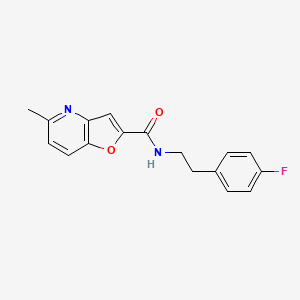 N-(4-fluorophenethyl)-5-methylfuro[3,2-b]pyridine-2-carboxamide