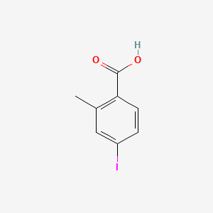 molecular formula C8H7IO2 B2490526 4-Iodo-2-methylbenzoic acid CAS No. 133232-58-3; 458560-09-3