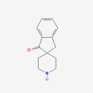 molecular formula C13H15NO B2490639 Spiro[indene-2,4'-piperidin]-1(3H)-one CAS No. 136080-25-6