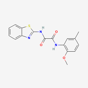 N1-(benzo[d]thiazol-2-yl)-N2-(2-methoxy-5-methylphenyl)oxalamide