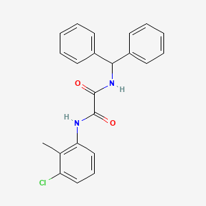 N1-benzhydryl-N2-(3-chloro-2-methylphenyl)oxalamide