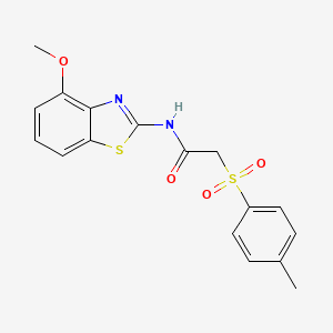 N-(4-methoxybenzo[d]thiazol-2-yl)-2-tosylacetamide