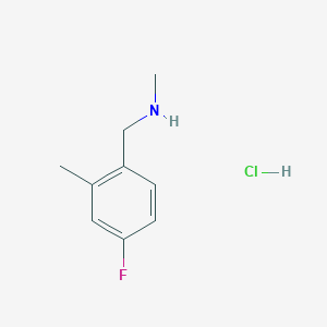 1-(4-Fluoro-2-methylphenyl)-N-methylmethanamine;hydrochloride