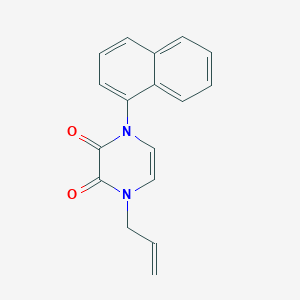 1-Naphthalen-1-yl-4-prop-2-enylpyrazine-2,3-dione