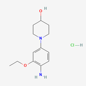 1-(4-aMino-3-ethoxyphenyl)piperidin-4-ol (hydrochloride)