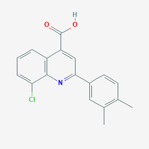 8-Chloro-2-(3,4-dimethylphenyl)quinoline-4-carboxylic acid