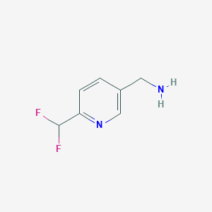 [6-(Difluoromethyl)pyridin-3-YL]methanamine
