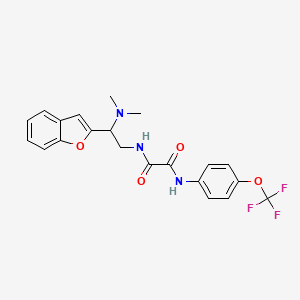 N1-(2-(benzofuran-2-yl)-2-(dimethylamino)ethyl)-N2-(4-(trifluoromethoxy)phenyl)oxalamide