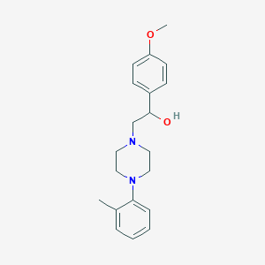1-(4-Methoxyphenyl)-2-(4-(o-tolyl)piperazin-1-yl)ethanol