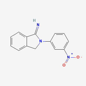 2-(3-Nitrophenyl)isoindolin-1-imine