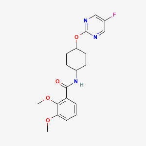 N-((1r,4r)-4-((5-fluoropyrimidin-2-yl)oxy)cyclohexyl)-2,3-dimethoxybenzamide