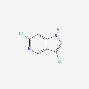 molecular formula C7H4Cl2N2 B2490837 3,6-Dichloro-1H-pyrrolo[3,2-c]pyridine CAS No. 1956375-91-9