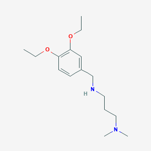 molecular formula C16H28N2O2 B2490865 N'-(3,4-diethoxybenzyl)-N,N-dimethylpropane-1,3-diamine CAS No. 890010-97-6
