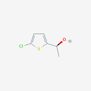 molecular formula C6H7ClOS B2490892 (1S)-1-(5-chlorothiophen-2-yl)ethan-1-ol CAS No. 111216-61-6