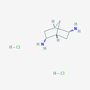 (1R,2R,4R,5R)-Bicyclo[2.2.1]heptane-2,5-diamine;dihydrochloride