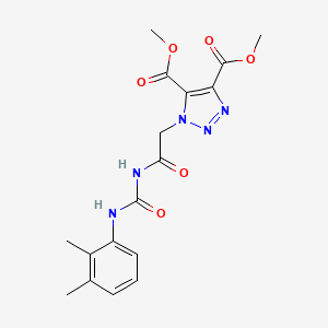 dimethyl 1-[2-({[(2,3-dimethylphenyl)amino]carbonyl}amino)-2-oxoethyl]-1H-1,2,3-triazole-4,5-dicarboxylate