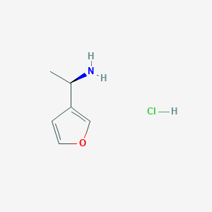 (R)-1-(Furan-3-yl)ethan-1-amine hydrochloride