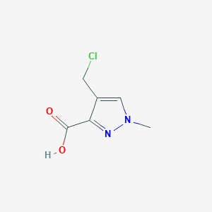4-(Chloromethyl)-1-methyl-1H-pyrazole-3-carboxylic acid