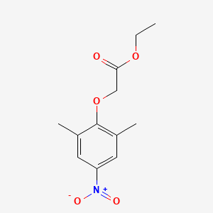 molecular formula C12H15NO5 B2490974 Ethyl (2,6-dimethyl-4-nitrophenoxy)acetate CAS No. 192725-59-0